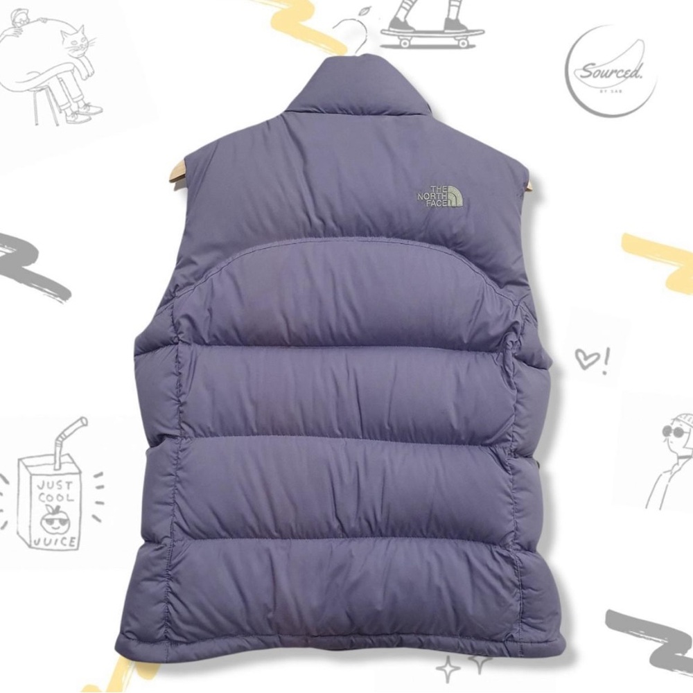 The North Face Lilac Nuptse Puffer vest size M